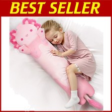 Giant Cute Pink Axolotl Plush Kids Body Pillow