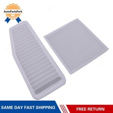 2*Combo set Engine+Cabin air Filter 17801-28010 for 2001-2005 Toyota RAV4 2.4L