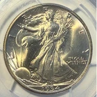 1934 50C Walking Liberty Half Dollar PCGS MS65 Gorgeous Gold/Silver Hues Reduced