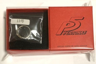 Persona 5 Joker Silber Ring Größe 13 Rainy Amamiya Ren Cosplay Schmuck