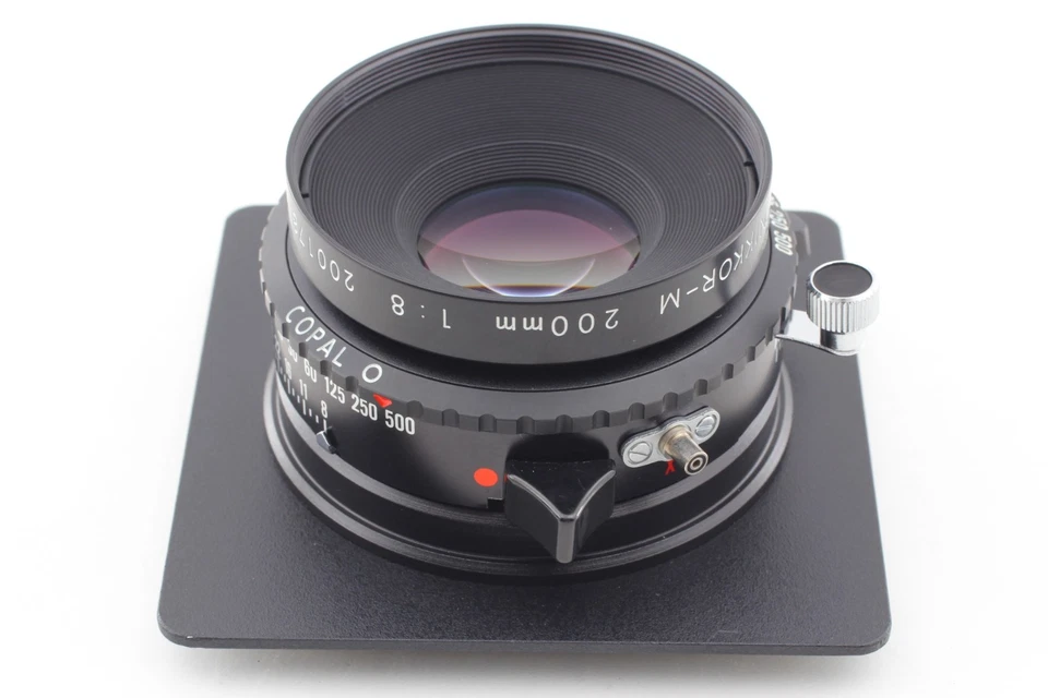 【TOP MINT】 Nikon Nikkor M 200mm f8 S Large Format Lens Copal0 Shutter from JAPAN - Image 4 of 4