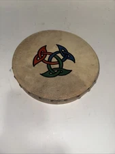 Vintage Irish Malachy Kearns 8” Celtic Hand Drum