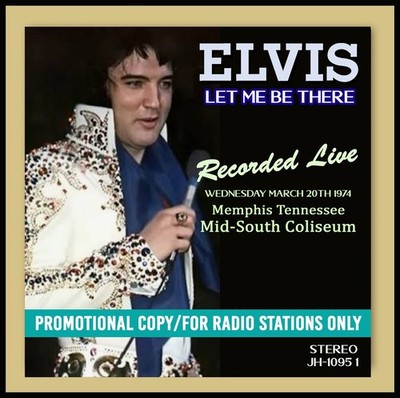 Elvis Presley - Let Me Be There (Live) Promo 45-Sleeve NO RECORD