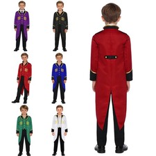 US YiZYiF Unisex Kids Halloween Medieval Renaissance Cosplay Costume Gentleman