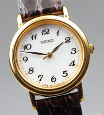 New Battery Near MINT SEIKO 1N01-0BA0 23mm Woman's Quartz "No Custom Fee USA"