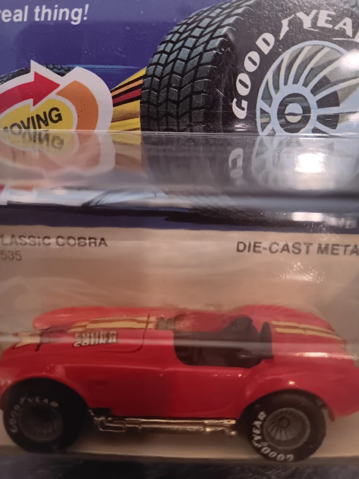 Hot Wheels Vintage Classic Cobra Red Real Riders #2535 - Image 2 of 3