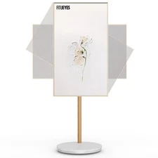 Design Rolling TV Stand for 24-48 inch Televisions, Landscape to Portrait Rot...