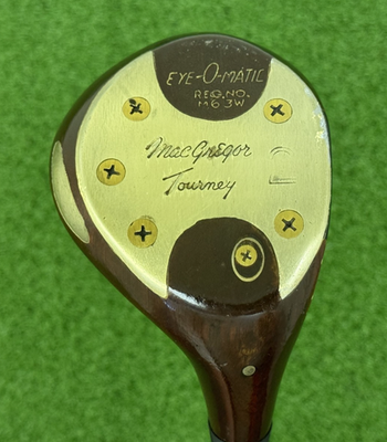 【名器・超美品】MacGregor Eye-O-Matic Tourney MacGregor Tourney MT M65W Eye-O-Matic Persimmon (2) WOOD Right