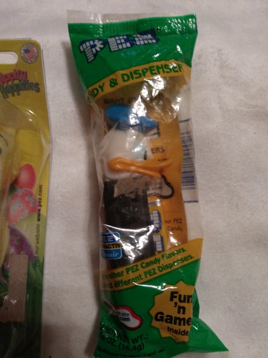 2 Vintage Sealed Pez dispenser, factory Sealed, 1 candy gone