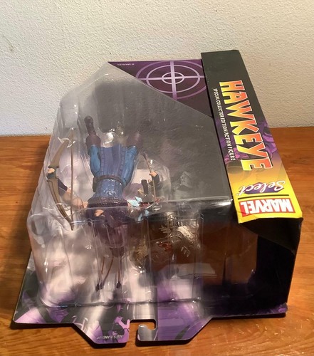 FIGURA DE ACCIÓN HAWKEYE DIAMOND SELECT 7" ESTUCHE NUEVO FRESCO - Imagen 5 de 9