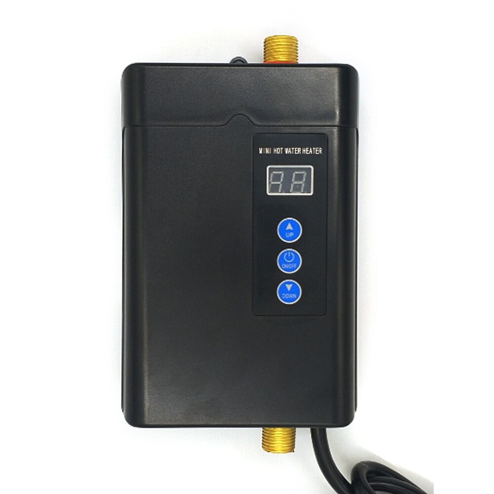 Electric Hot Tankless Water Heater Shower Instant Boiler Kitchen