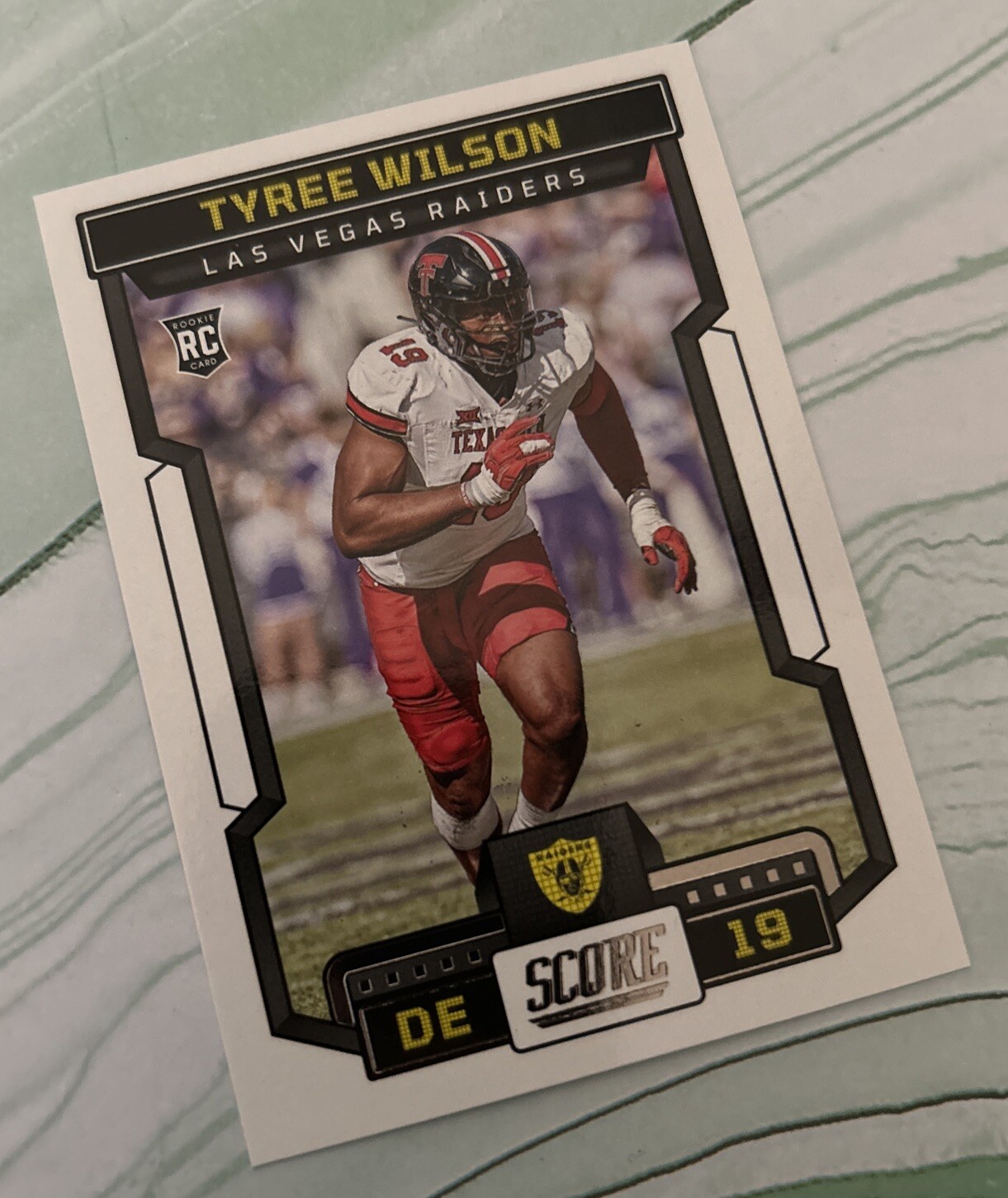 2023 Score Rookie (RC) #372 Tyree Wilson Las Vegas Raiders