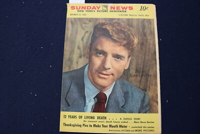 1953 NOV 22 SUNDAY NEWS PICTURE NEWSPAPER - BURT LANCASTER - ARMY-NAVY - E 22781