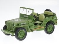 Jeep Willys Us Army Modellauto AD77404 American Diorama 1:18