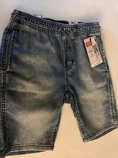 size Large 10-12 youth boys levis strauss pull on shorts