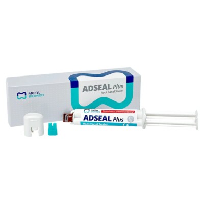 Meta Biomed Adseal Plus Resin Based Root Canal Sealer 13.5g Dual Syr (Free Ship)