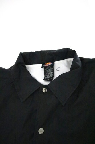 MEN BLACK DICKIES LIGHTWEIGHT WINDBREAKER JACKET - SIZE XL - Picture 5 of 8