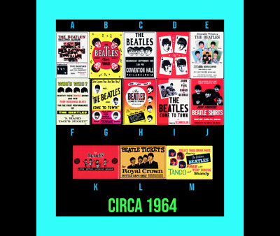 Beatles Mini Concert Product Ad Posters (1964) Magnet Mirror Pinback 3.5'' x 2.5''