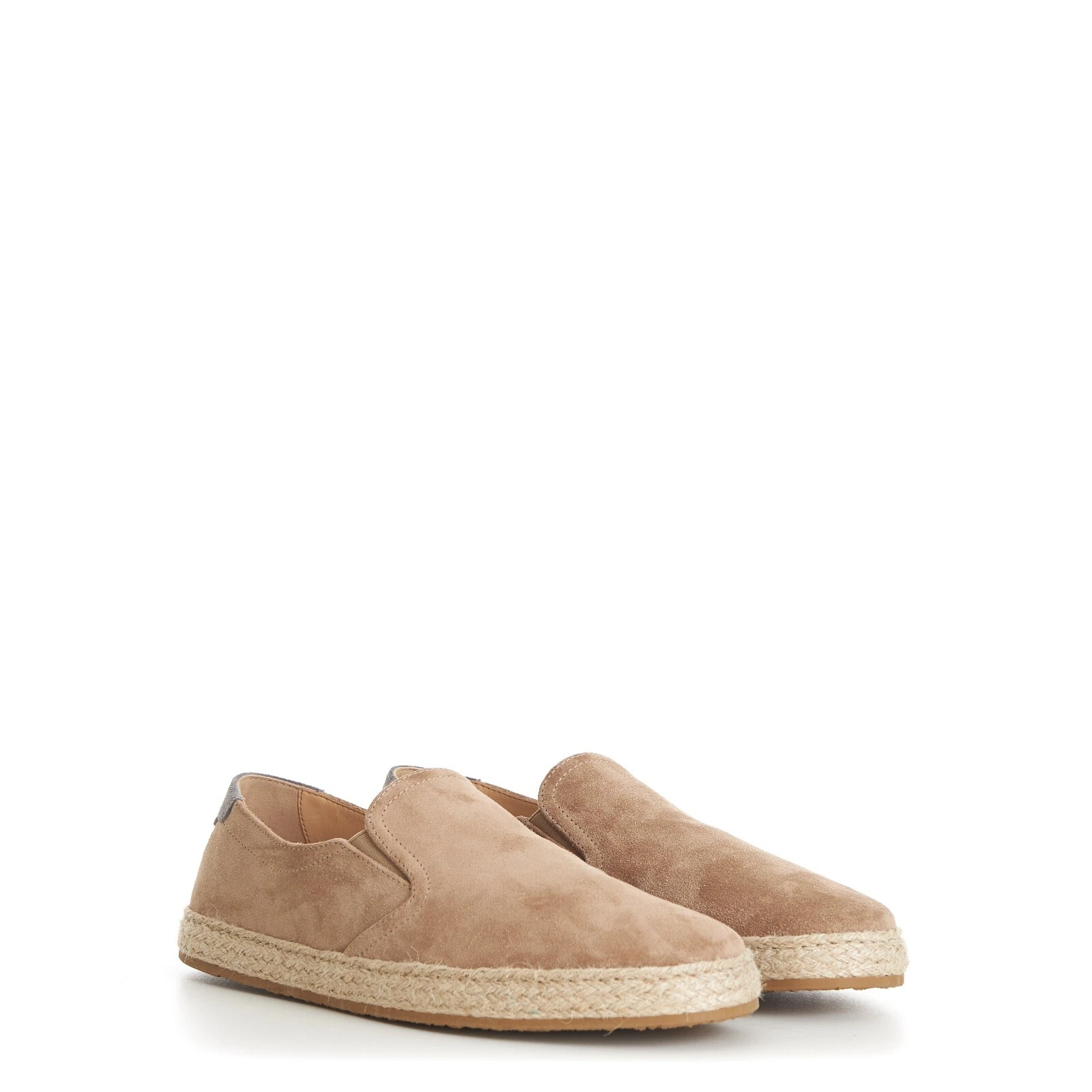 Brunello Cucinelli — BRUNELLO CUCINELLI 895$ Brown Slip-on Shoes Espadrilles - Rope Insert, Suede