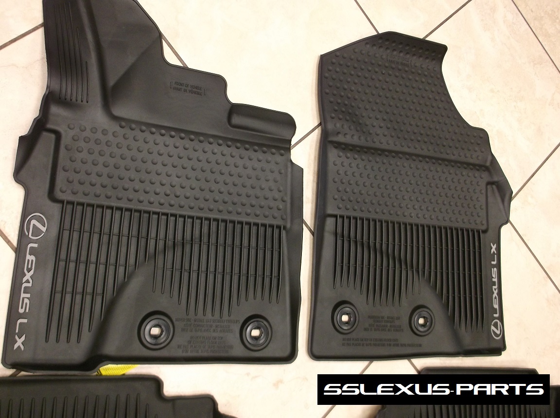 Lexus LX570 (20162018) Genuine OEM ALL WEATHER FLOOR "LINER" MATS 4pc