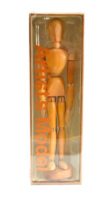 BARNES & NOBLE Artist's Model 12-inch Wooden Movable Model