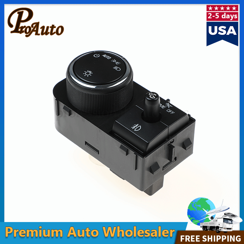 Realray Headlight & Fog Light Switch Knob – For 2007-2013 Chevy Silverado/GMC (25858705) 3 thumbnail image