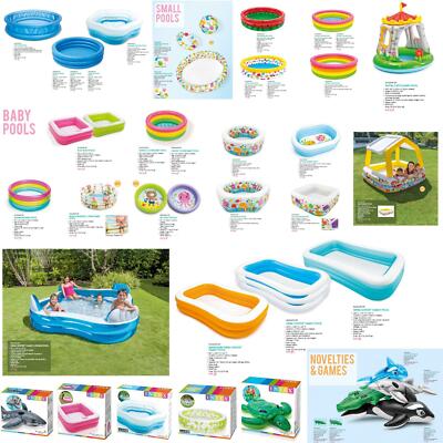 Intex Enfants Bebe Piscine Exterieur Jardin Piscines D Eau Splash Fun Ebay