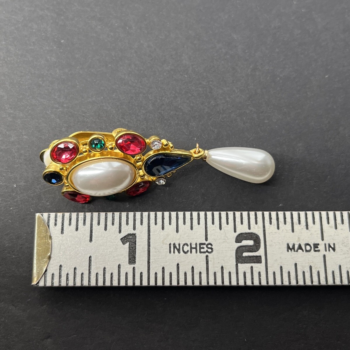 Orecchini A Goccia Pendenti Barocchi In Finta Perla E Cabochon Oro – Regalo Donna