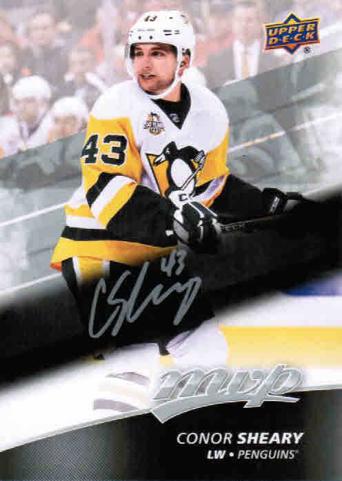 17/18 UD MVP HOCKEY BASE SILVER SCRIPT PARALLEL CARDS (101-200) U-Pick From List