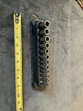 Snap On 1/4” Drive Deep Socket Set, 6pt, 5-15mm, Used…see Pics…