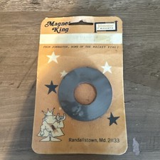 Vintage NOS MAGNET KING Round Magnet - 1970s Jobmaster , 2 3/8 Round , 1/4 Thick