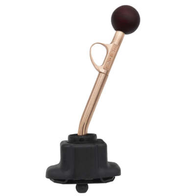EMPI Trigger Shifter For VW Dune Buggies - Short 12" Pattern, Chrome With Reverse Lockout