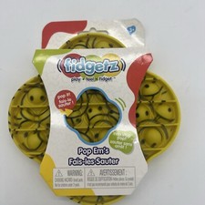 Fidgetz Just Play Pop Em  s Play Feel Fidget OCD ADHD Sensory Toy Smile FreeS H