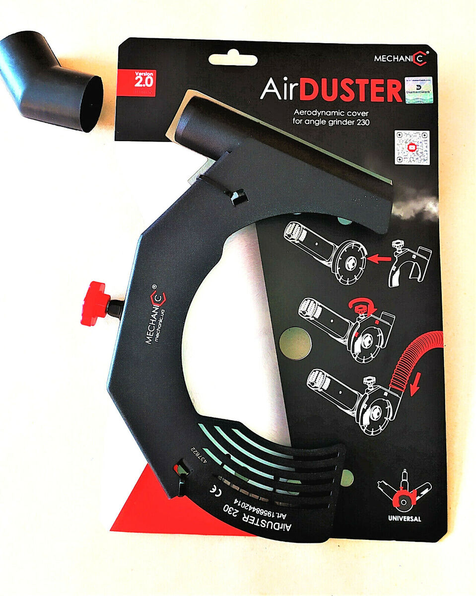 Mechanic AirDuster - Capot d'aspiration pour meuleuse d'angle - 230mm