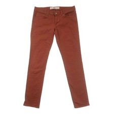 Easy Money Burnt Orange Skinny Jeans Womens 30 Made in USA