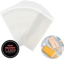 200 bolsas autoadhesivas para paletas, desechables, de 15 x 8 cm