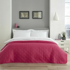Luxury Quilted Bedspread Throw Comforter Bedding Large Sofa Cover   pinsonic