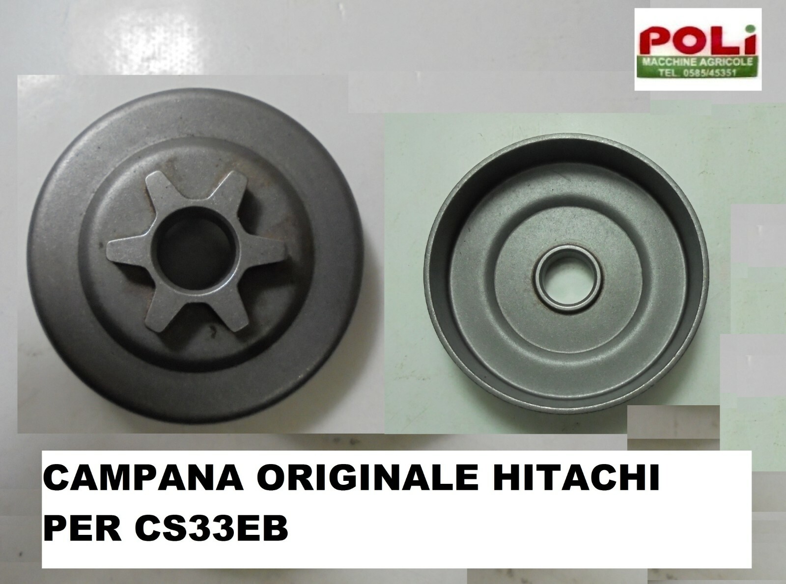 HITACHI HIKOKI MOTOSEGA CS33EB CAMPANA DI RICAMBIO ORIGINALE HITACHI