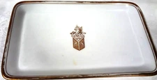 c1923 ALBERT PICK & CO. service tray for DAVIS HOTEL by FRAUNFELTER OHIO CHINA