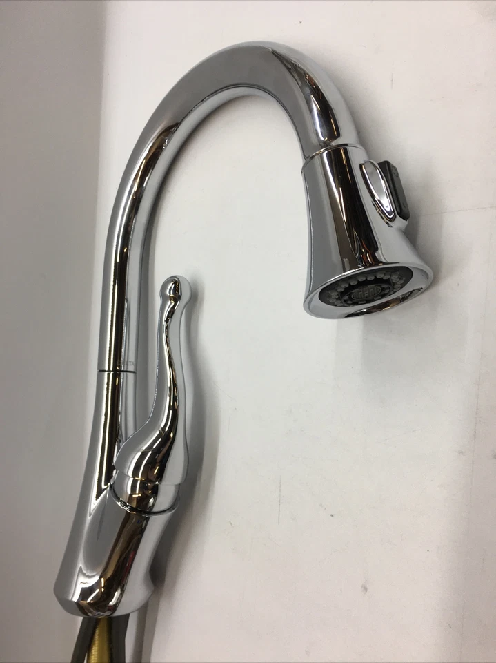 Delta 16968-SD-DST Talbott grifo extraíble de cocina cromado con dispensador de jabón Foto 4 de 4