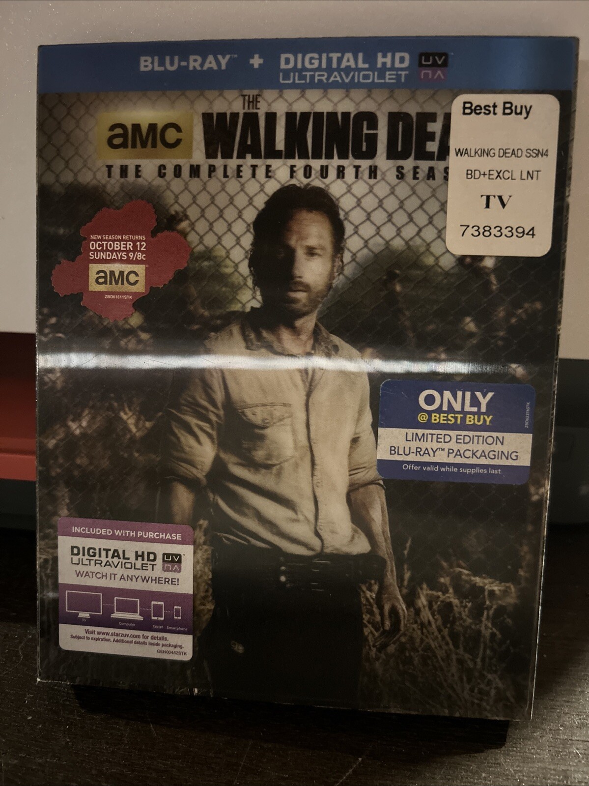 The Walking Dead: Season 4 (Blu-ray Disc, UltraViolet Only  Best Buy)