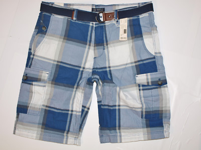 Esprit Bermuda 057EE2C017   Cargo-Stil 405  Karo-Muster (w34) 