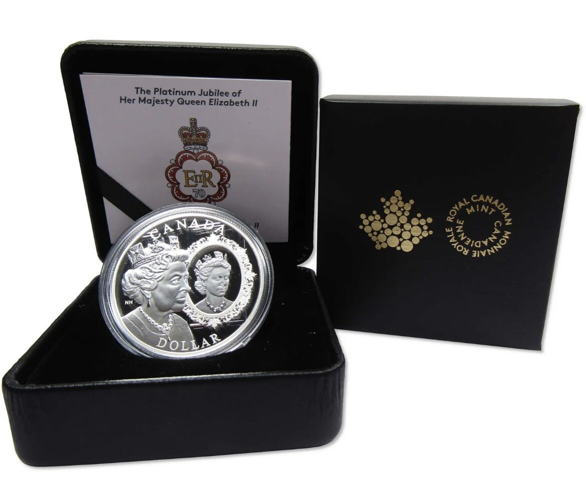 2022 CANADA RCM $1 Queen Elizabeth II Platinum Jubilee Proof
