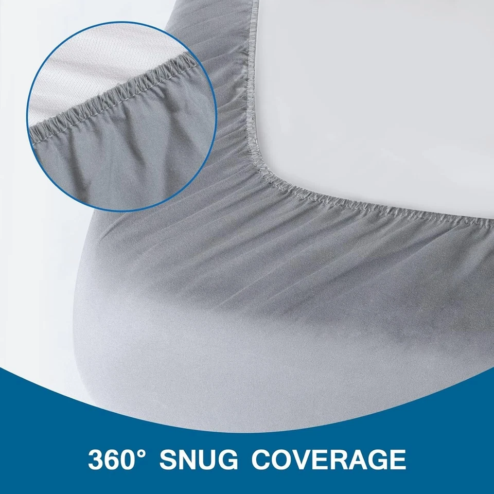 Sábanas ajustables tamaño cuna para casa rodante estrecha doble/campamento litera/cama queen derramada multi-opcional Foto 4 de 4