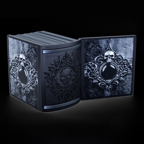 Mox Jet Tome Deck Box * Black Spellbook * Commander * MTG * Fits 100+ cards - Picture 5 of 5