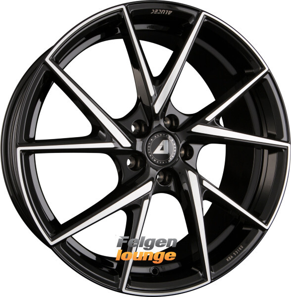 4x Autec Felgen BRIXEN 18 Zoll - Schwarz 7.5x18 ET45 5x120 Für BMW Modelle