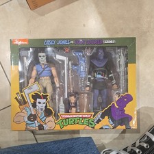 NECA TMNT Casey Jones vs Foot Soldier Slashed Cartoon 2-Pack Action Figure
