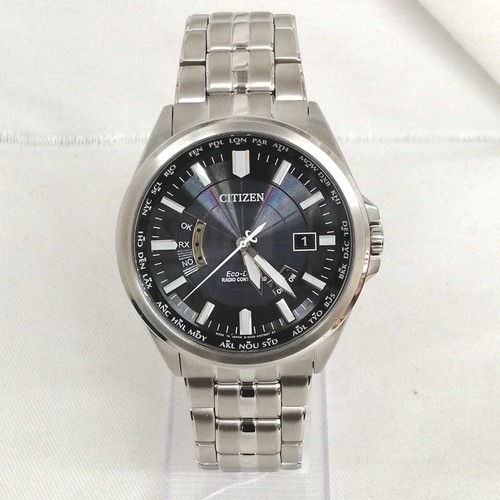 Citizen H145-S0735545 CB0011-69L Eco-Drive Date St. Acier Solaire Montre Hommes - Photo 1 sur 7