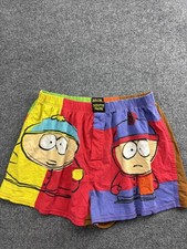 South Park Shorts Mens Medium Multicolor Cotton Boxers Cartman Stan Kenny Kyle