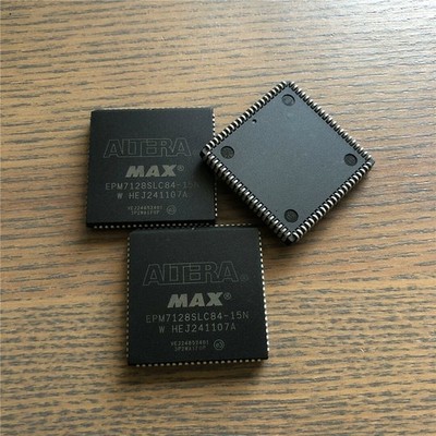 1pc New EPM7128SLC84-15N CPLD MAX7000 128 Macrocells PLCC84 #wd
